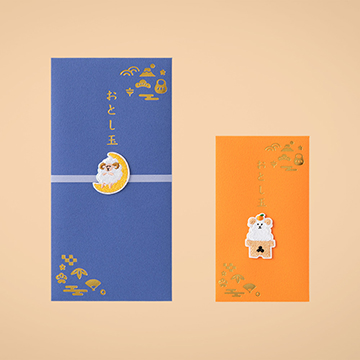 刺繍おとし玉 ぽち袋／金封